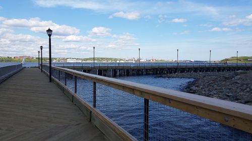 pier ocean sky