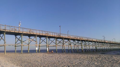 pier beach sand