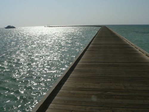 pier beach sea