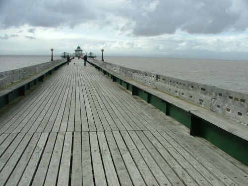 pier boardwalk sea