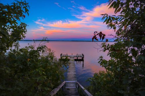 pier jetty lake