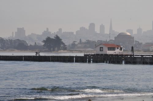 Pier With San Francisco Skyline