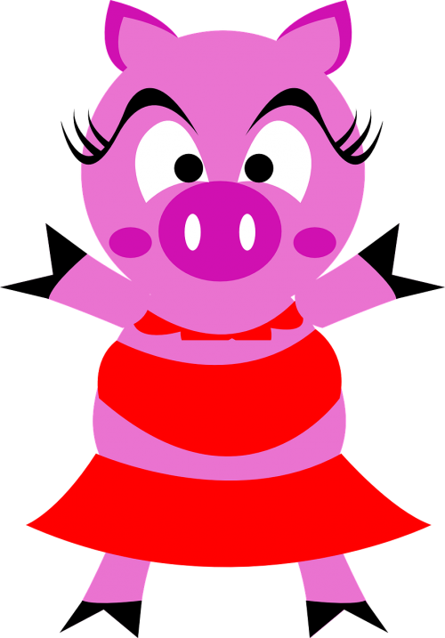 pig animal character