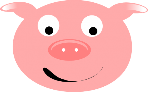 pig pork happy