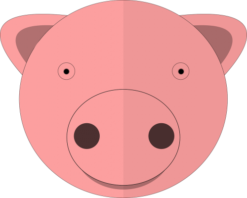 pig cartoon animal