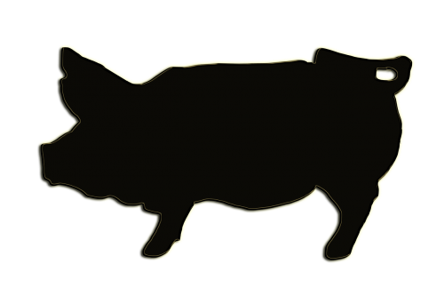 pig form decoration