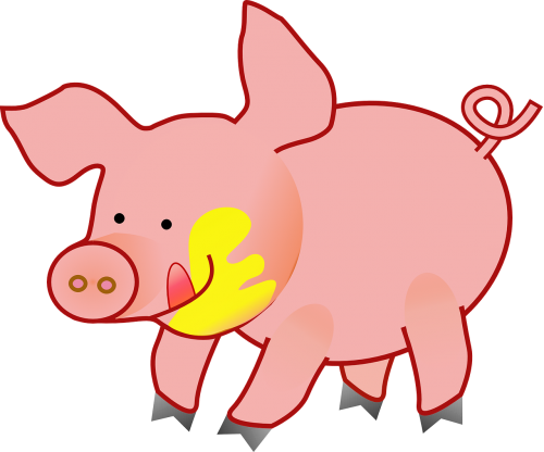 pig pink baby