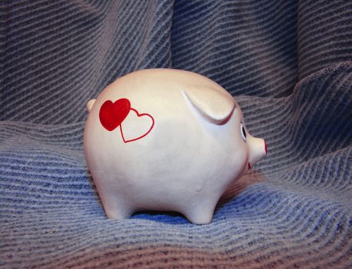 piggy bank ornament snout