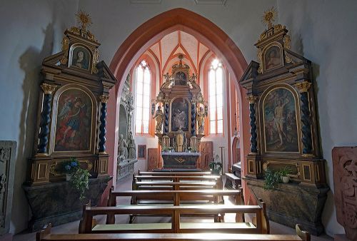 pilgrimage church hess contained mespelbrunn
