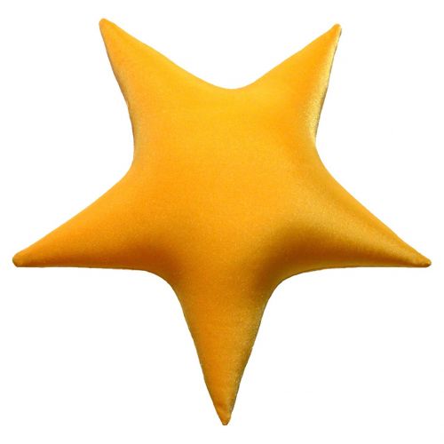 pillow star yellow
