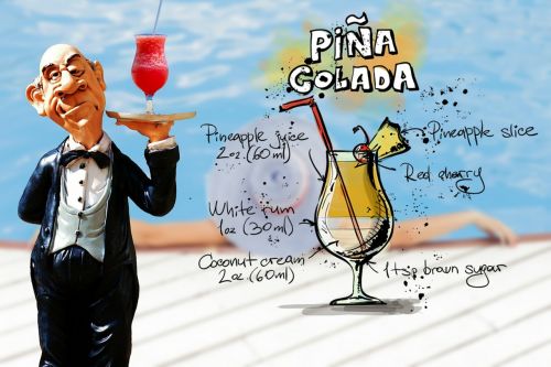 pina colada cocktail drink