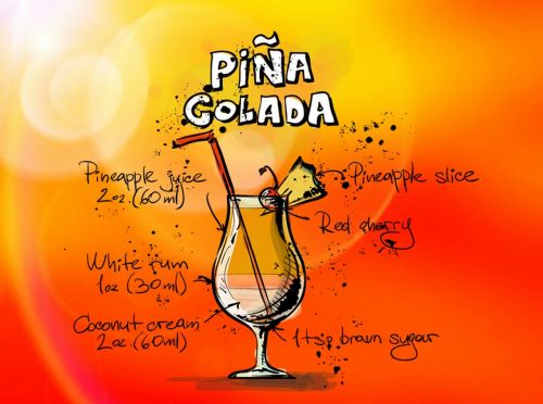 pina colada cocktail drink