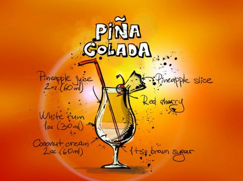 pina colada cocktail drink