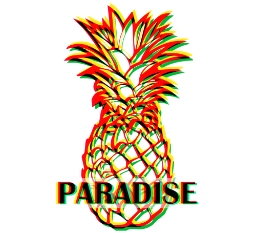 pineapples fruits yellow