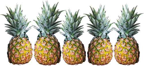 pineapples  fruit  tropical