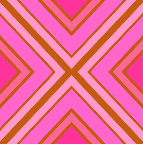 pink geometric stripes