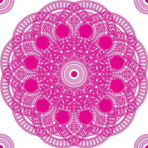 pink round circle