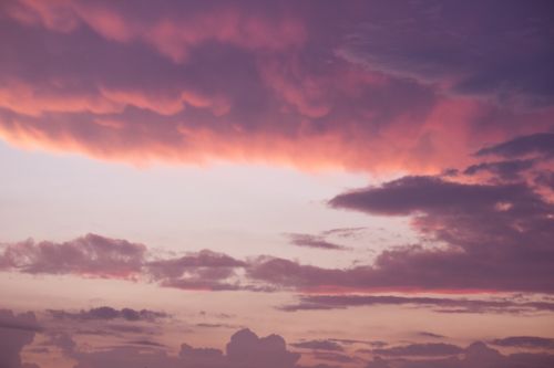 pink sky sunset