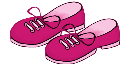 pink girl shoes
