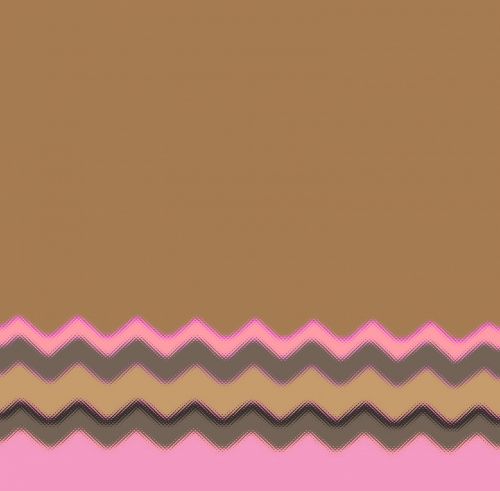 Pink Brown Chevron Pattern Stripes