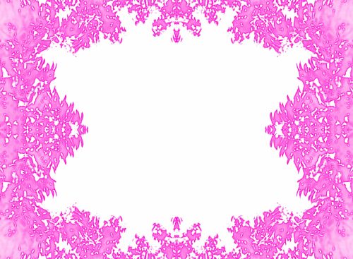 Pink Foliage Frame