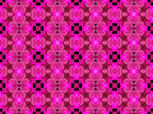 Pink Geometric Seamless Pattern