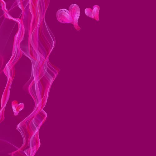 Pink Heart Background