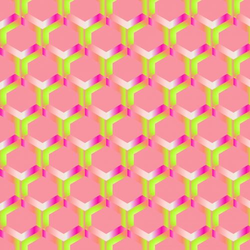 Pink Mint Cheerful Pattern