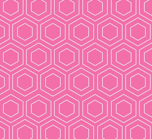 Pink Octagonal Geometric Background