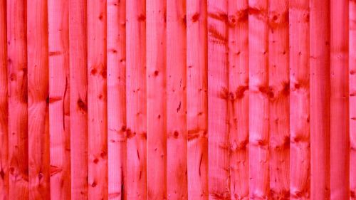 Pink Red Wooden Fence Background