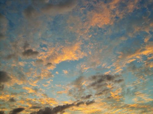 Pink Spread Of Clouds