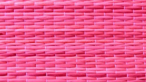Pink Straw Weave Background