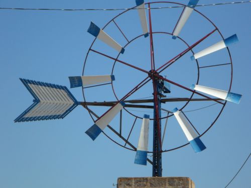 pinwheel metal wheel