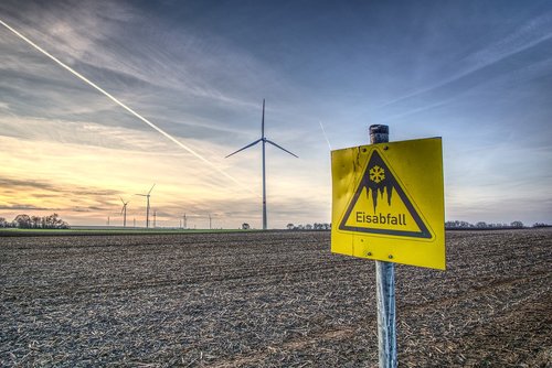 pinwheel  wind energy  warning