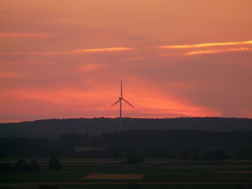 pinwheel wind turbine wind energy