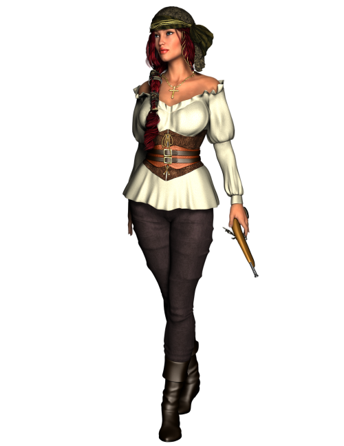pirate woman swashbuckler