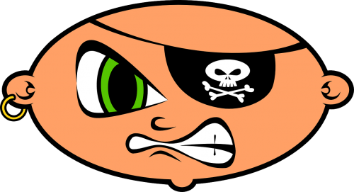 pirate angry emoticon