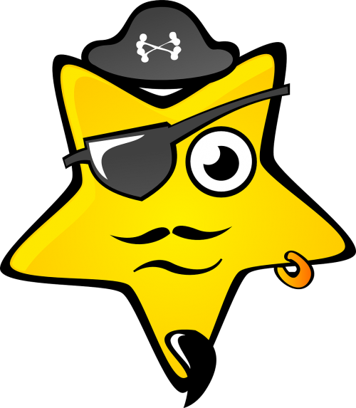 pirate star yellow