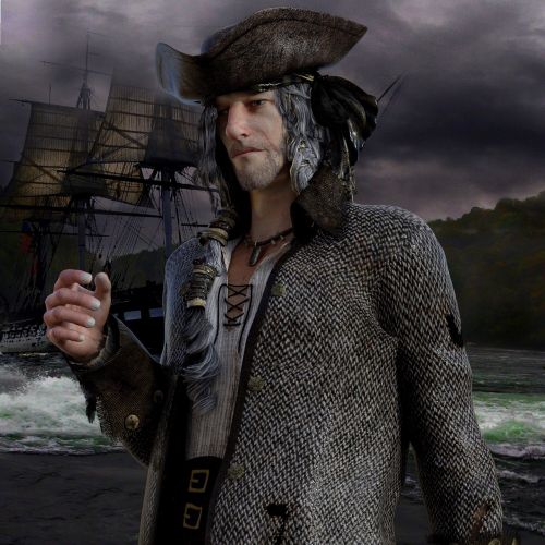 pirate ship sea