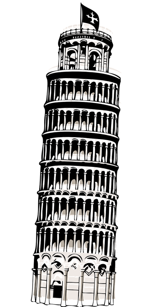 pisa italy leaning tower