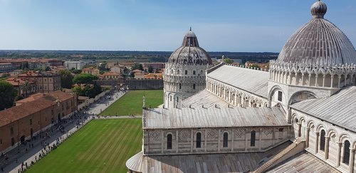 pisa  tower  church