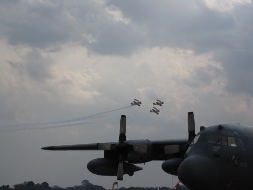 Pits Special Aerobatics, Over C-130