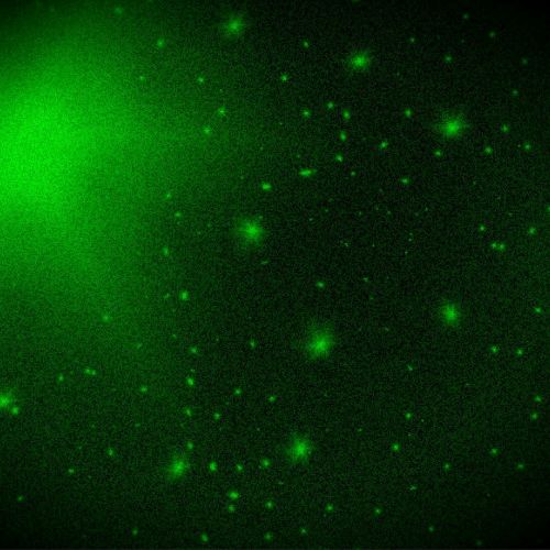 pixel green stars