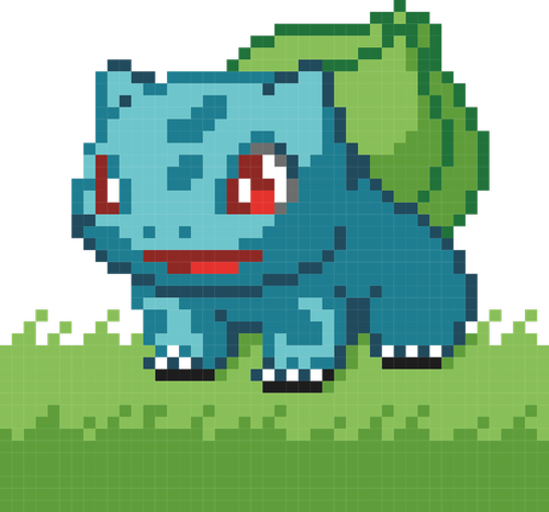 pixel  bulbasaur  pokemon
