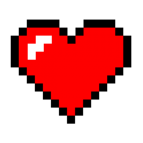 pixel heart heart pixel