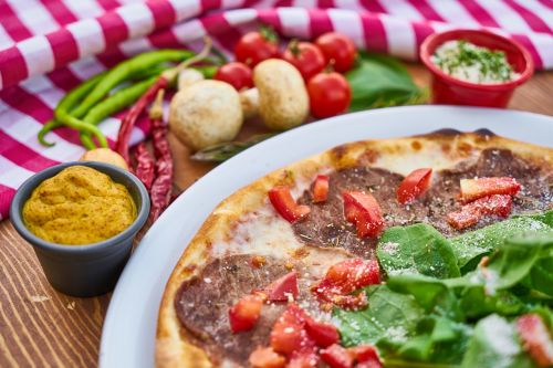 pizza food meat