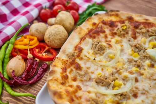 pizza food meat