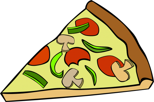 pizza slice food