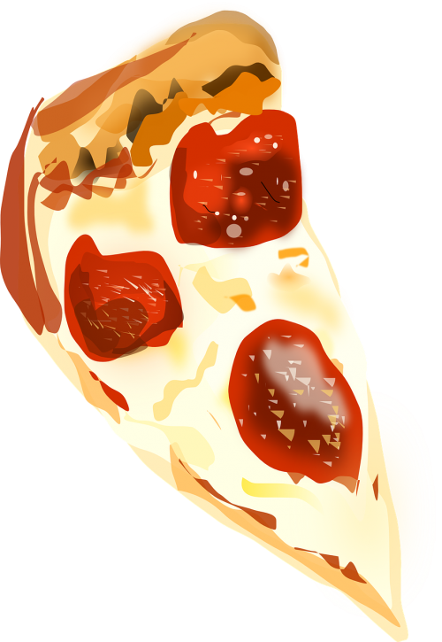 pizza slice food