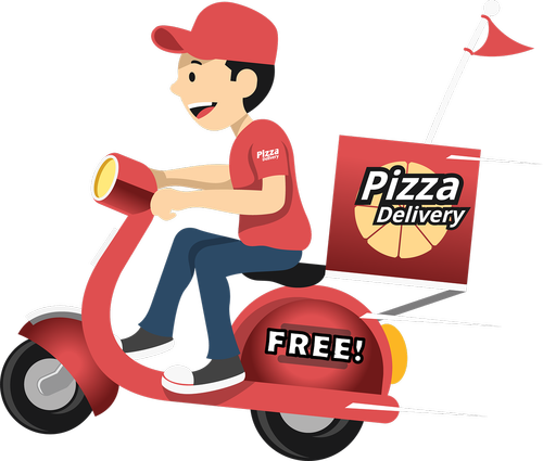 pizza  delivery  food